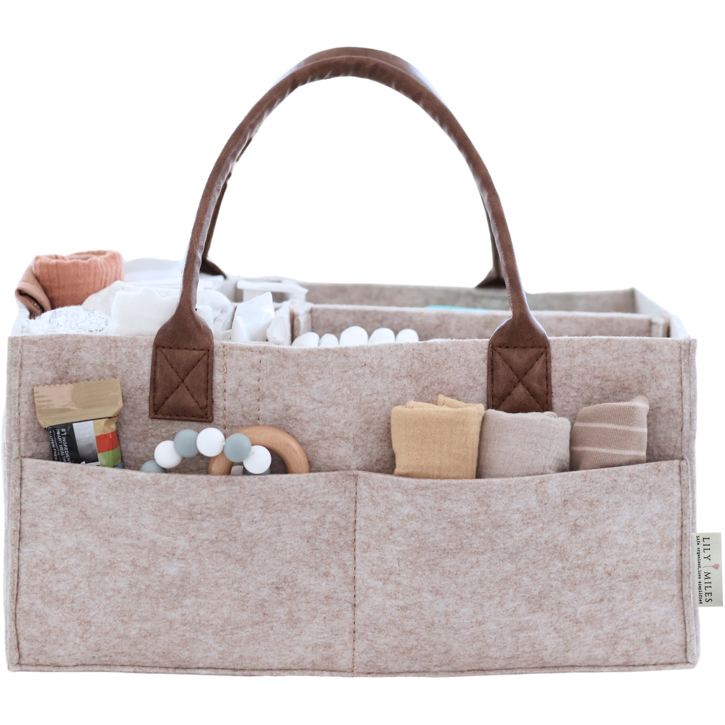 Felt Diaper Caddy Organizer